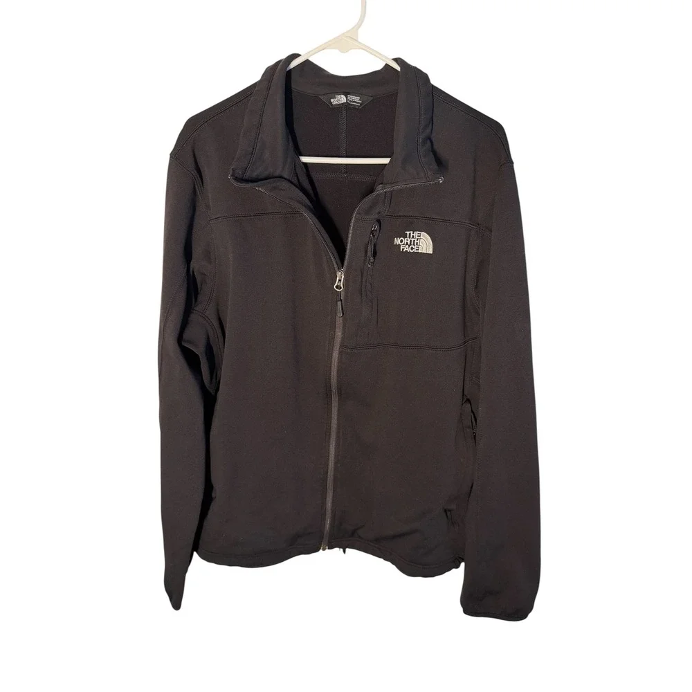 The‎ North Face Men's Zip-Up Sweatshirt – Black – Size Large